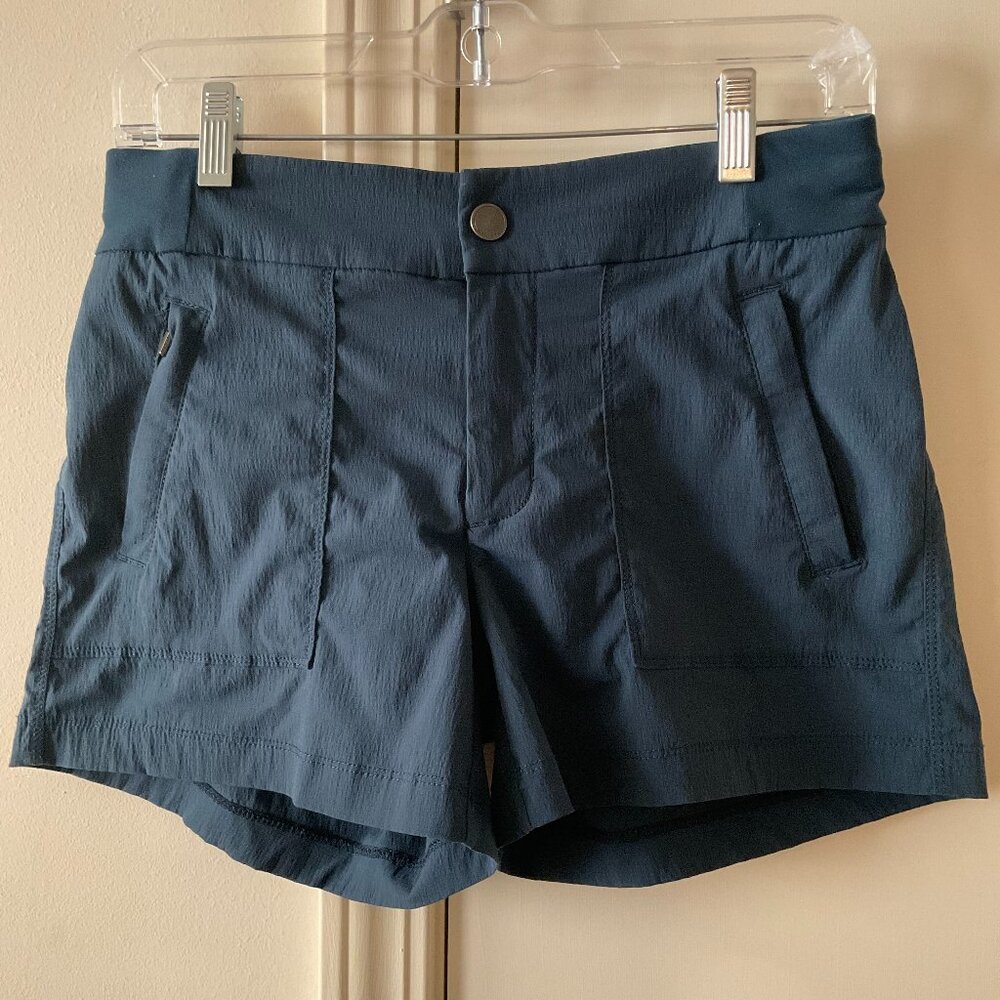 Athleta Women's Trekkie Shorts Green/Blue / Size 0